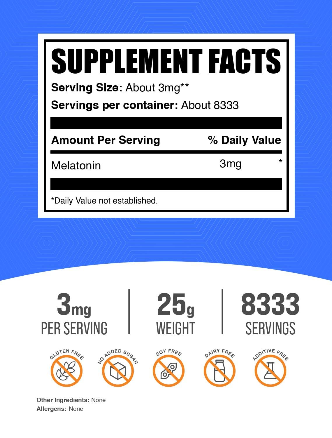 BulkSupplements.com Melatonin Powder