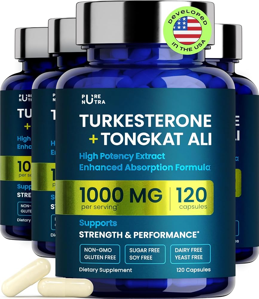 PureNutra Organic Turkesterone Tongkat Ali for Men