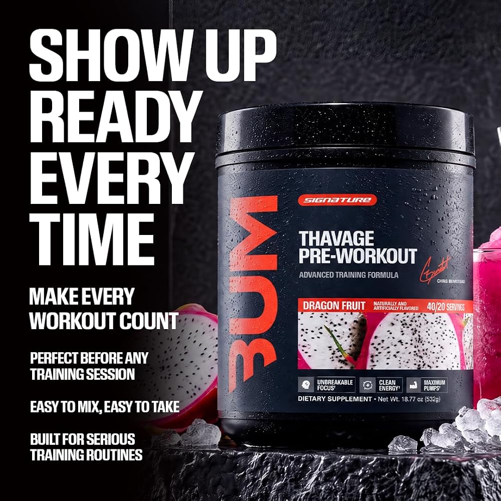 RAW Thuper Thavage Pre Workout Powder - 18.55 oz - image 3