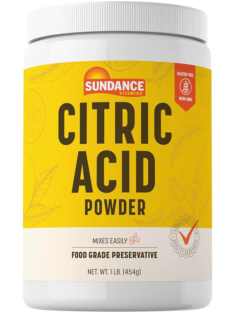 Sundance Citric Acid Powder Food Grade - 1 Lb