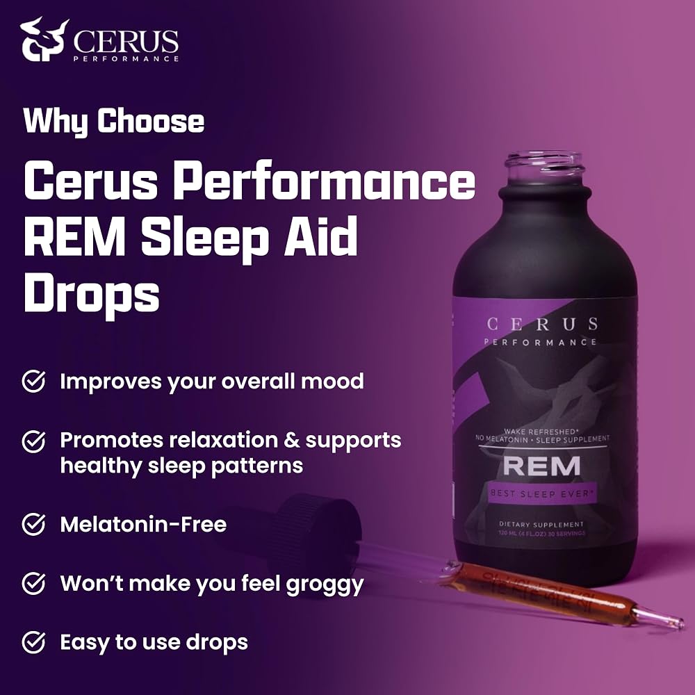 Cerus Performance REM Sleep Aid Drops - 4 oz - image 4