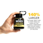 ONMYWHEY - Protein Powder & Supplement Funnel Keychain - Single Scoop