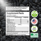Mother Nature Organics Black Seed Oil 2000mg - 60 Softgels - image 4