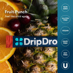 DripDrop Hydration Packets - Single Serve Electrolytes Powder Drink