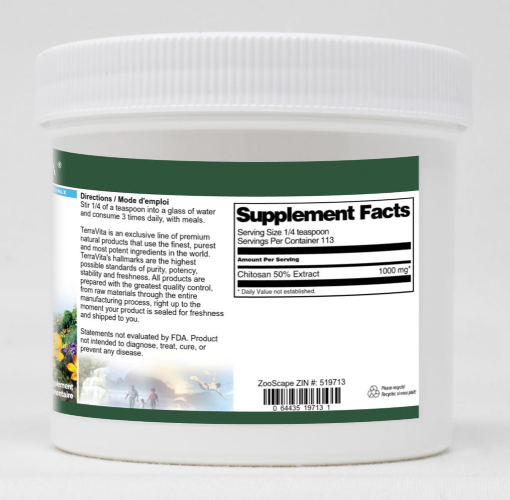 Terravita Chitosan 50% Powder - 4 oz - image 2