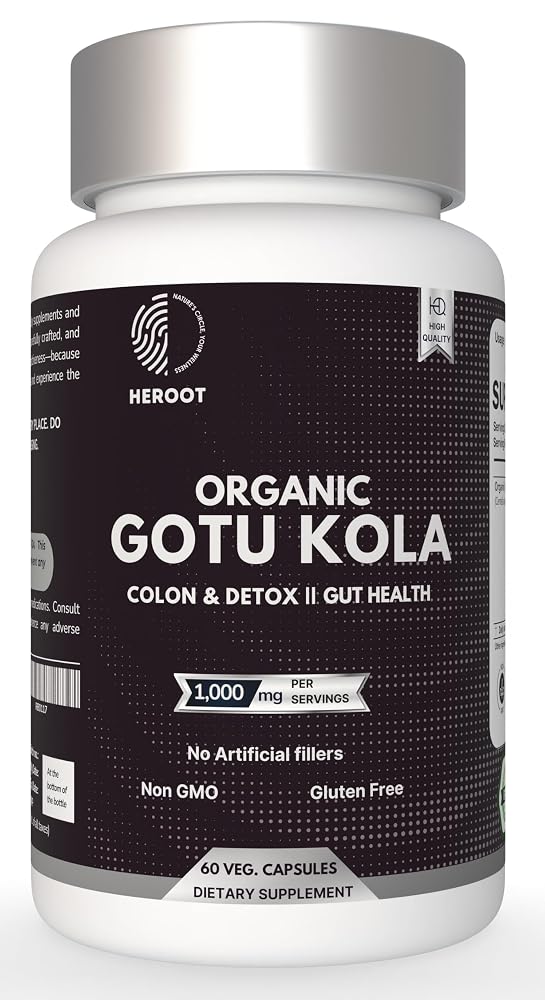 Heroot Gotu Kola Capsules 400mg - 60 Capsules