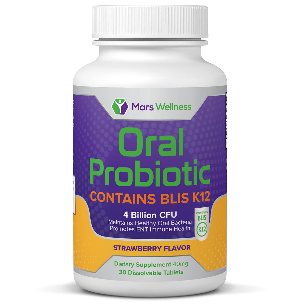 MARS WELLNESS Oral Probiotic Supplement with BLIS K12 4 Billion CFU