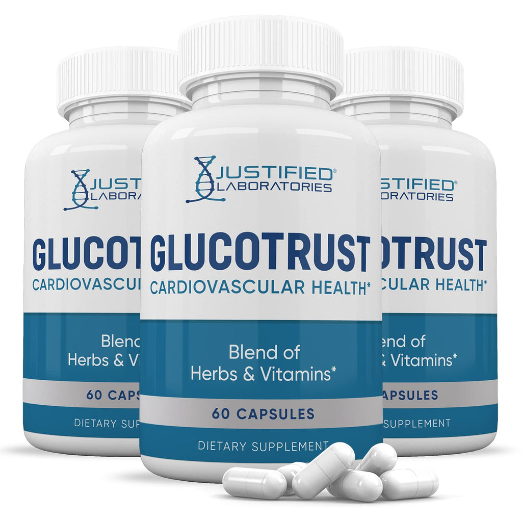 Justified Laboratories Glucotrust Advanced Formula 688MG - 180 Capsules