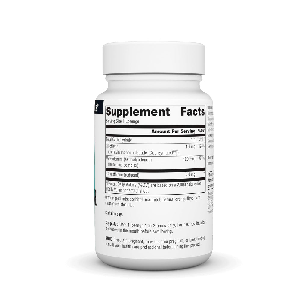 Source Naturals Reduced Glutathione Complex 50 mg - 100 Lozenges - image 2