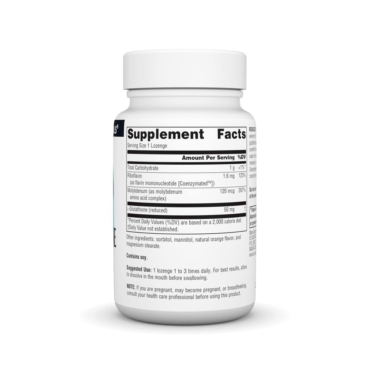 Source Naturals Reduced Glutathione Complex 50 mg - 100 Lozenges - image 2