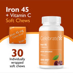 Celebrate Vitamins Bariatric Iron Soft Chew with Vitamin C
