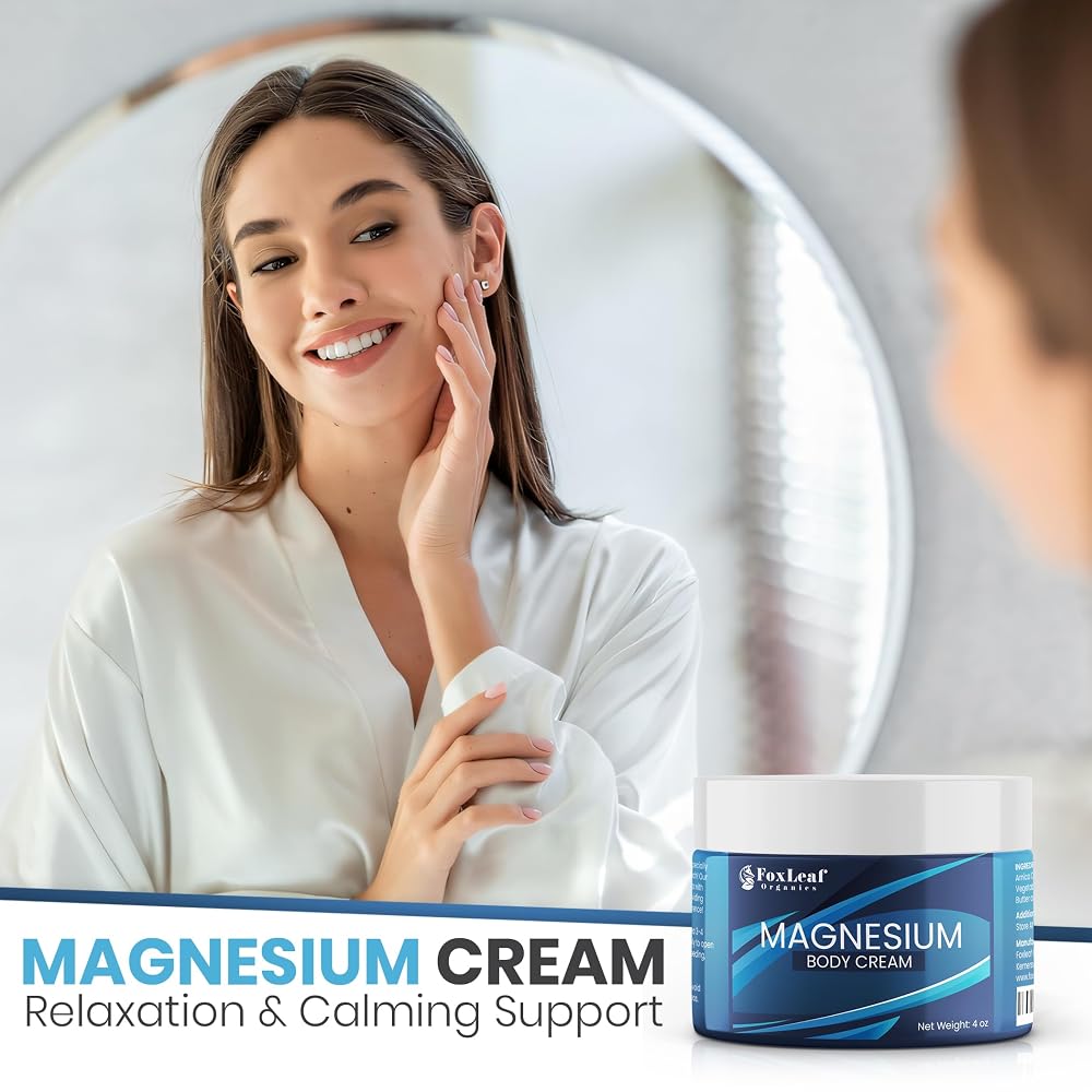 FOXLEAF Magnesium Chloride Topical Cream with Arnica & Lavender - 4 Fl Oz - image 3