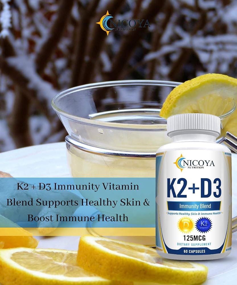 Nicoya Nutrition Vitamin K2 D3 5000 IU Supplement - 60 Softgels - image 5