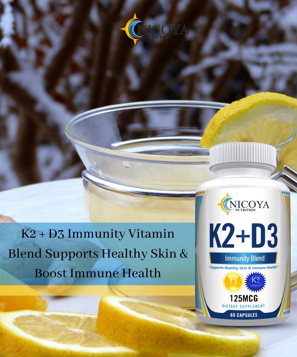 Nicoya Nutrition Vitamin K2 D3 5000 IU Supplement - 60 Softgels - image 5