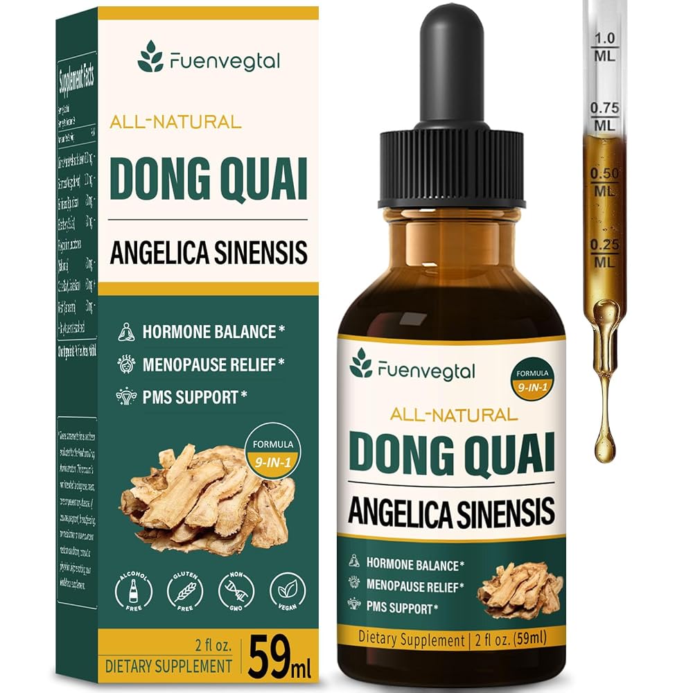 Fuenvegtal Dong Quai Liquid Drops Herbal Extract - 2 Fl Oz