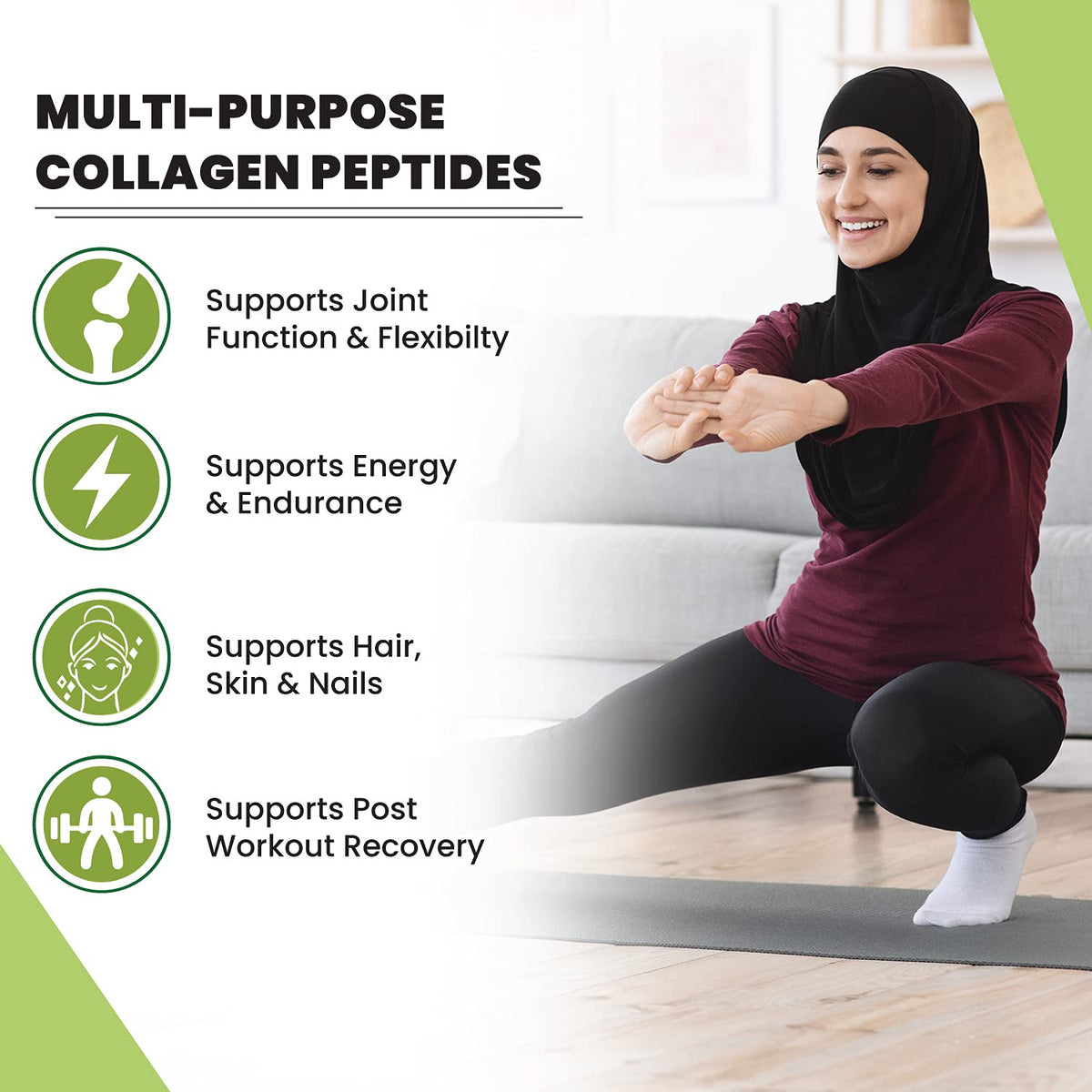 Zaytun Halal Collagen Peptides Powder Type I & III - 10 oz - image 3