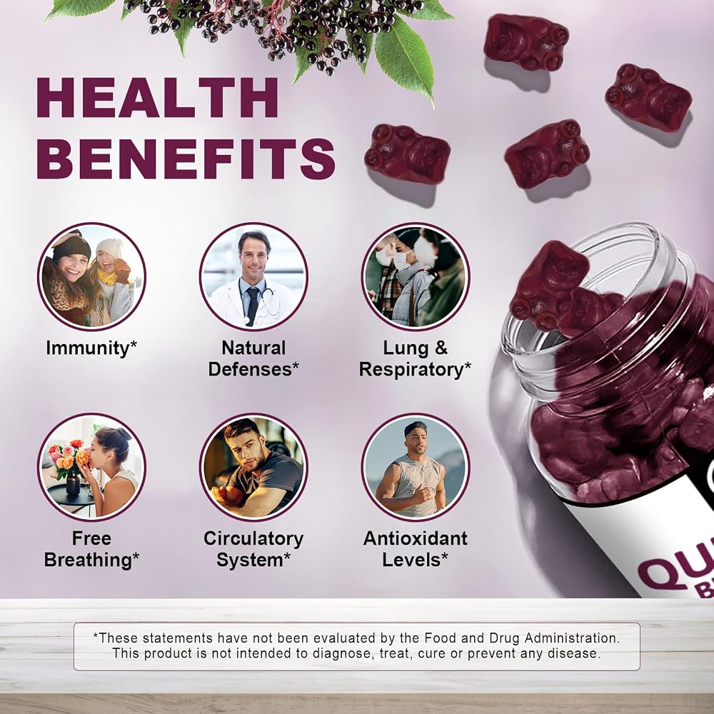 GORNVB Quercetin Gummies - Quercetin with Bromelain 1000mg