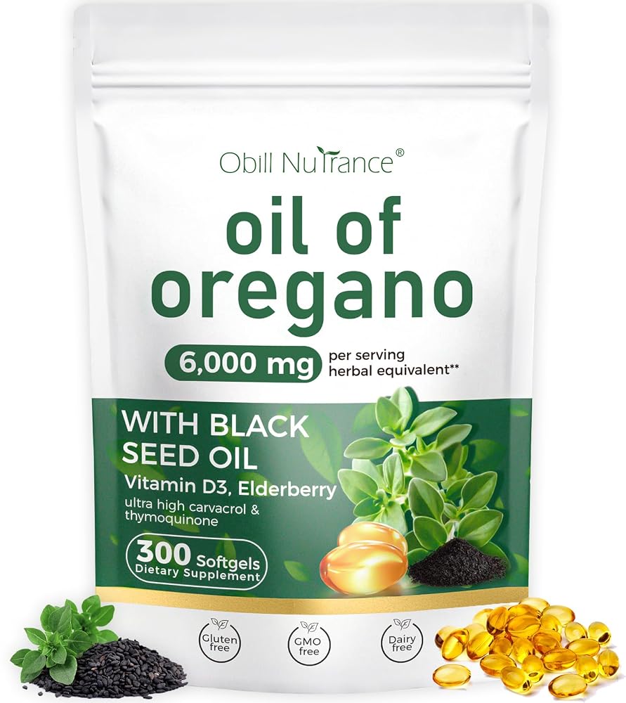 Obill NuTrance Oil of Oregano Capsules