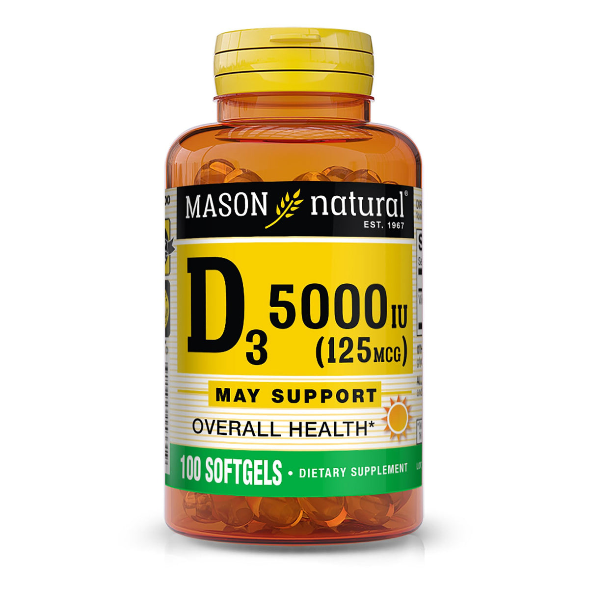 MASON NATURAL Vitamin D3, Bone & Muscle Support