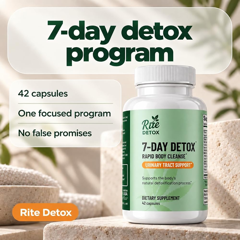 RiteDetox 7-Day Detox and Cleanse for Heavy Users - 42 Capsules - image 2