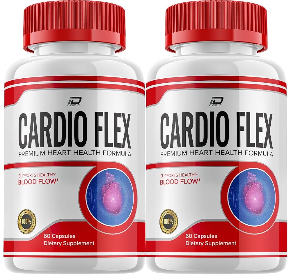 Indelo Cardio Flex Advanced Support Supplement - 120 Capsules