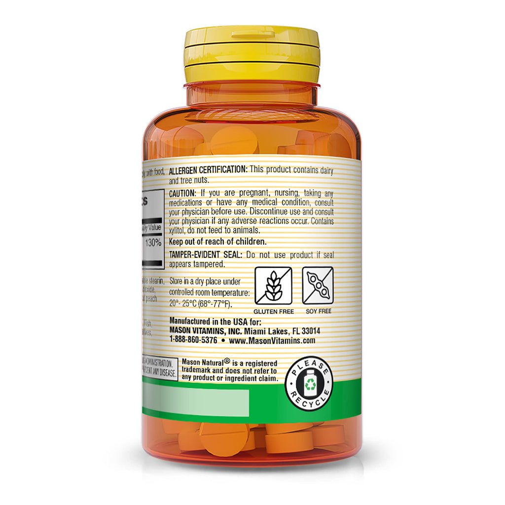 MASON NATURAL Vitamin D3 1000 IU Chewables - 150 Count - image 3