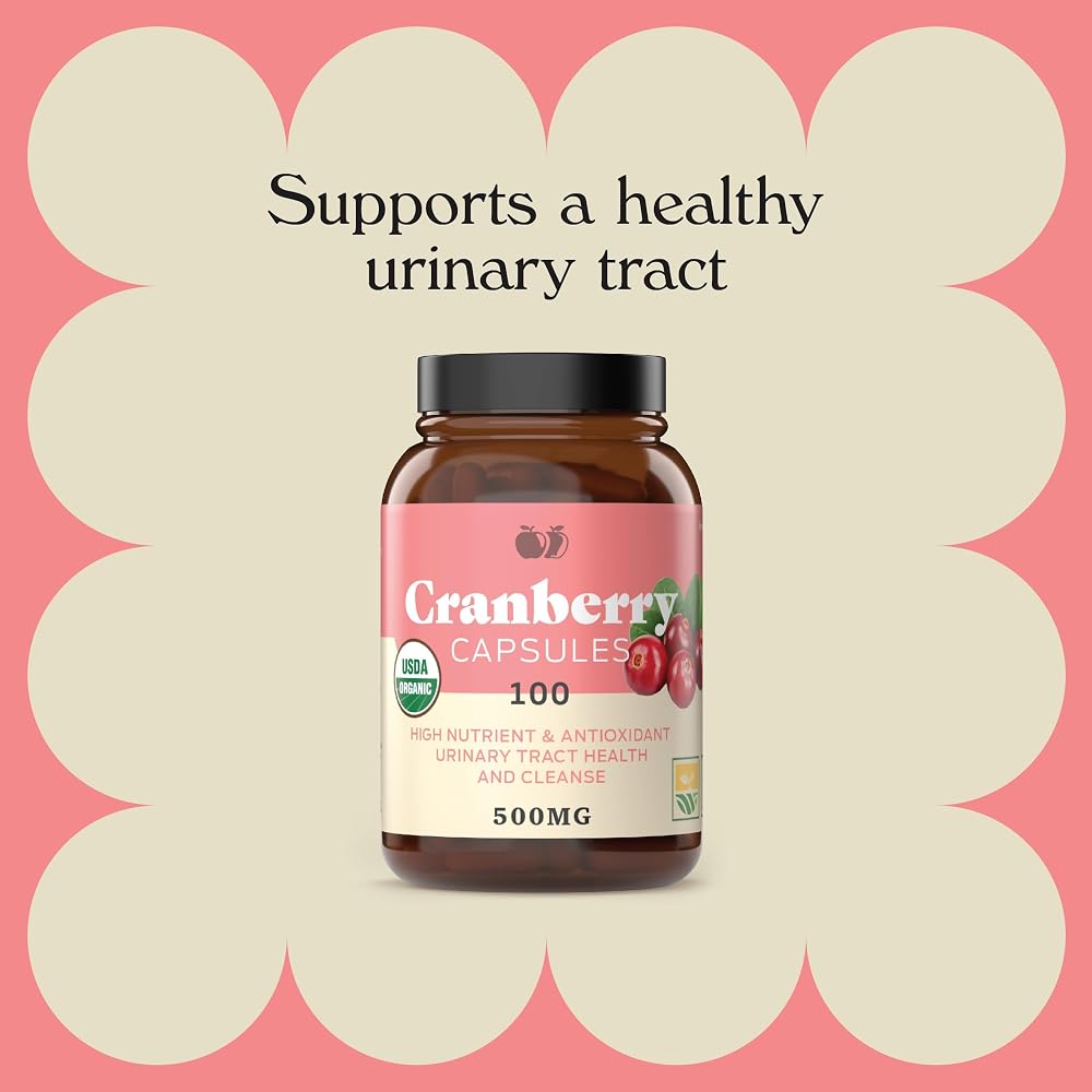 Complete Natural Products Organic Cranberry 500mg Capsules - 100 Count - image 6