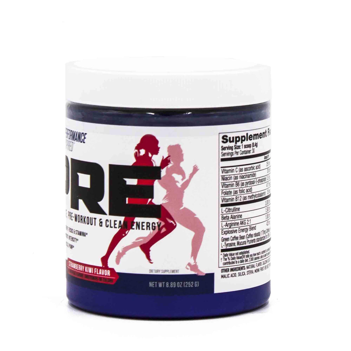 PERFORMANCE INSPIRED APEX Pre-Workout Powder Strawberry Kiwi - 1lb - image 5