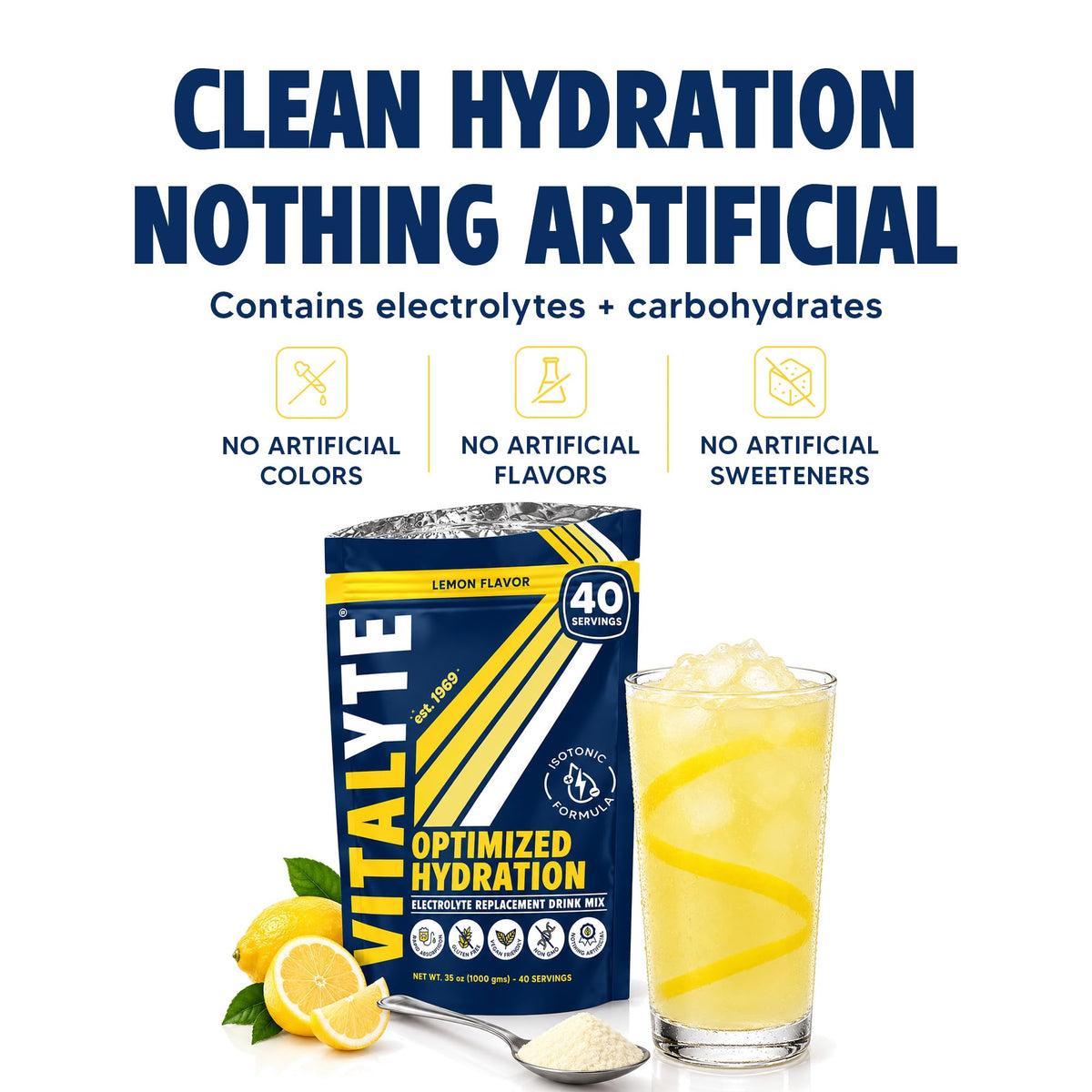 Vitalyte Electrolyte Powder Drink Mix