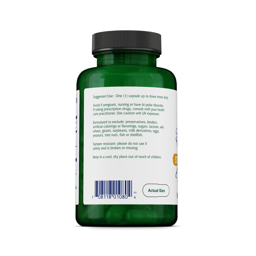 Vitanica St. John's Wort Hypericum Extract Vegan - 60 Capsules - image 3