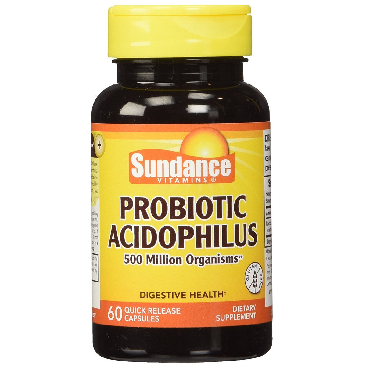 Sundance Probiotic Acidophilus 500 Million Active Cultures - 240 Capsules