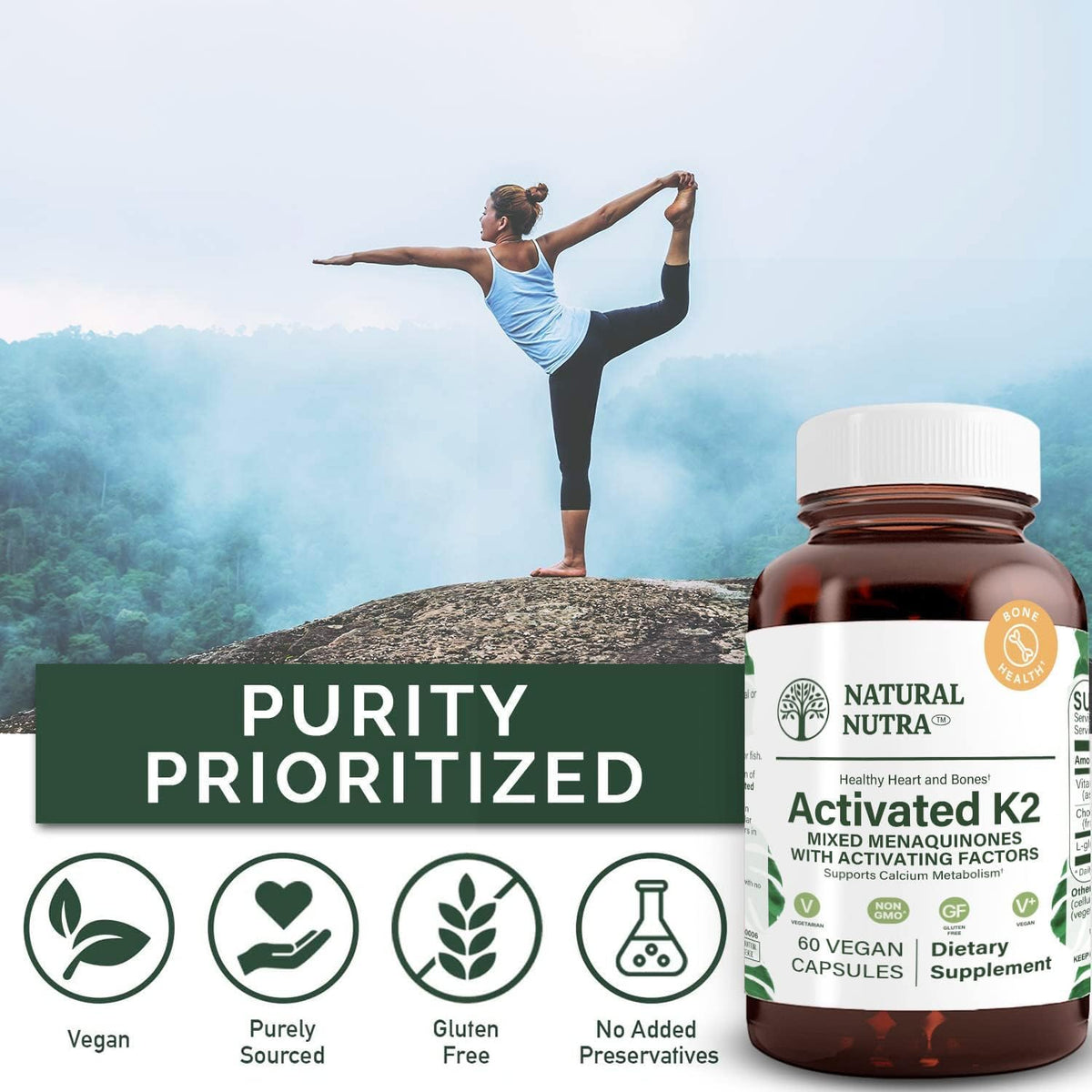 Natural Nutra Vitamin K2 Supplement