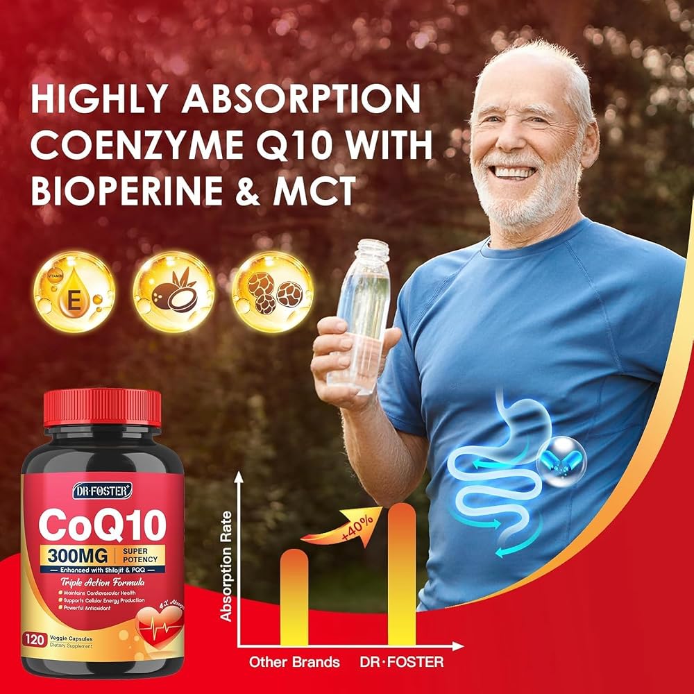 Quinovit DR·FOSTER CoQ10 300mg with PQQ & Shilajit - 120 Capsules - image 4