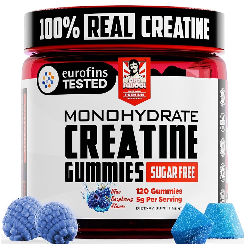 Old School Labs Creatine Monohydrate Gummies for Muscle & Strength