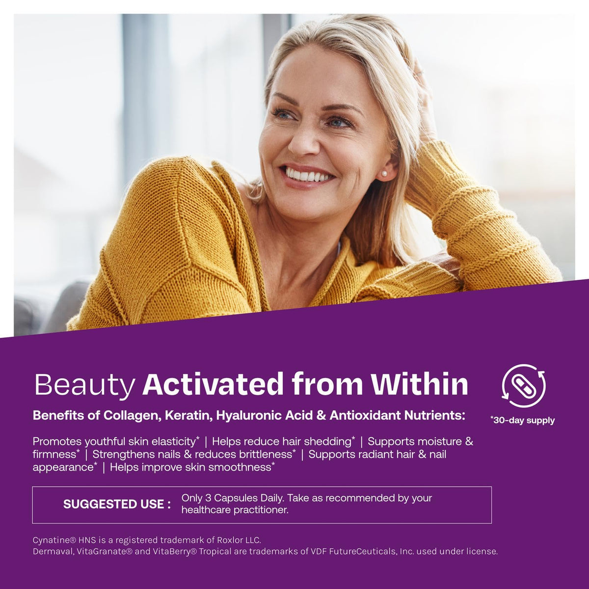 ResVitale Beauty 3 Skin Care Supplement - 90 Capsules - image 4