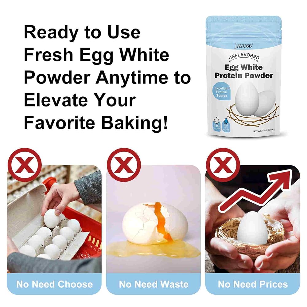 Jayuss Egg White Protein Powder Unflavored - 8 oz - image 4