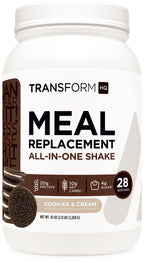 TransformHQ Meal Replacement Shake Powder 7 Servings (Peach Milkshake