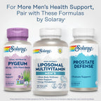 SOLARAY Prostate Defense with Saw Palmetto & Zinc - 90 Vegetarian Capsules - image 6