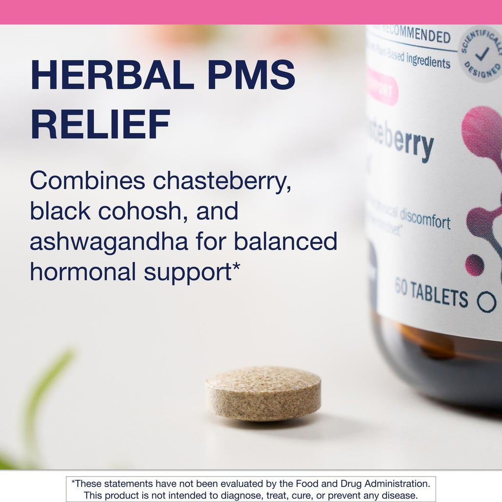 Metagenics Chasteberry Plus Vitex for PMS Support - 60 Tablets - image 3