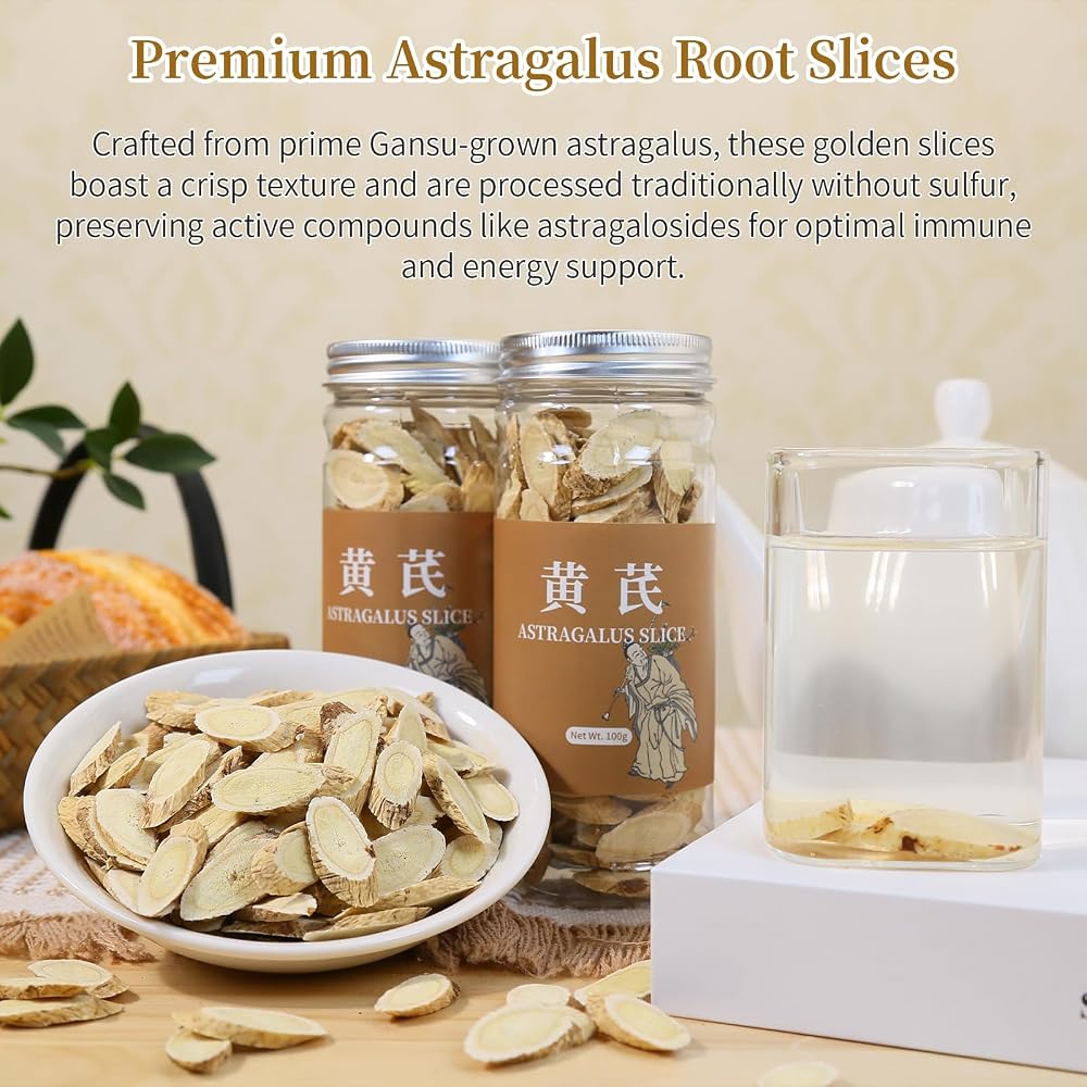 Wanhua Hall Astragalus Root Slices Tea Huang Qi - 200g - image 6