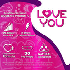 Love You Women's Probiotic 60 Billion CFU - 30 Vegetarian Capsules - image 6