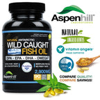 Aspenhill Laboratories Wild Caught Omega-3 Fish Oil - 270 Capsules - image 4