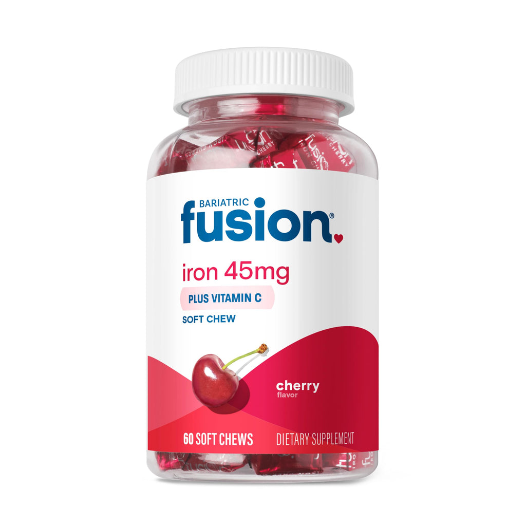 Bariatric Fusion Iron 45mg Cherry Soft Chews - 60 Count
