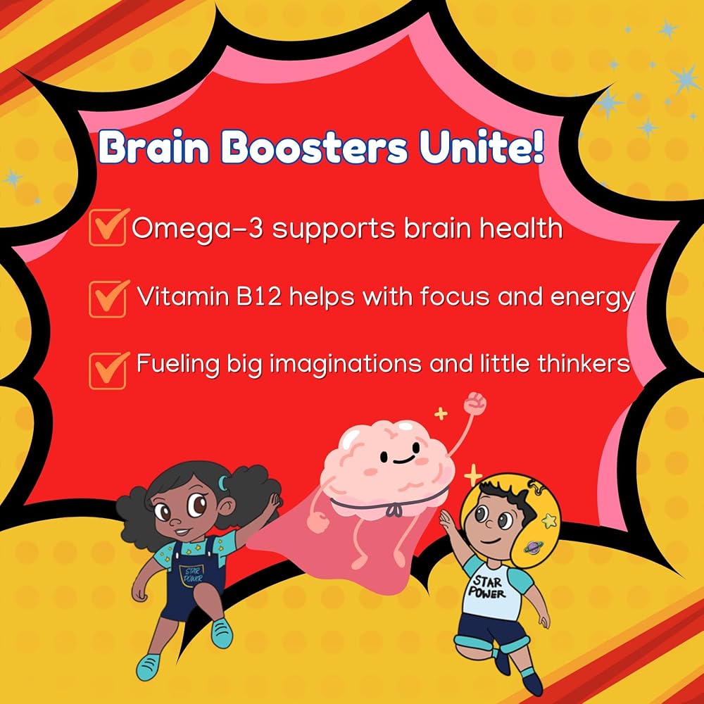 Vitastars Kids Multivitamin Gummies with Omega 3 - 60 Gummies - image 3