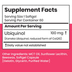 BBETTER Coenzyme Q10 100mg Highest Strength & High Absorption CoQ10