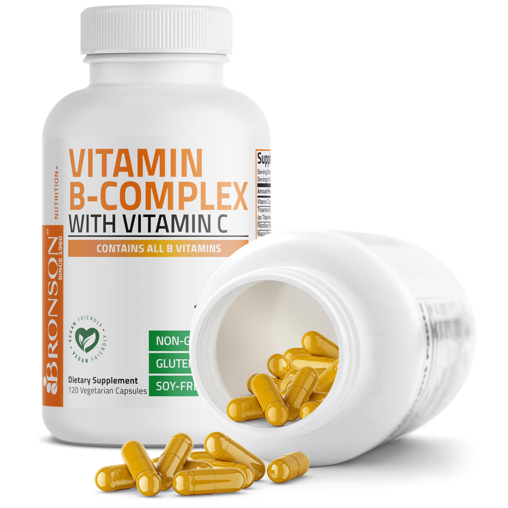 Bronson Flavored Vitamin B Capsule Supports Immunity And Energy