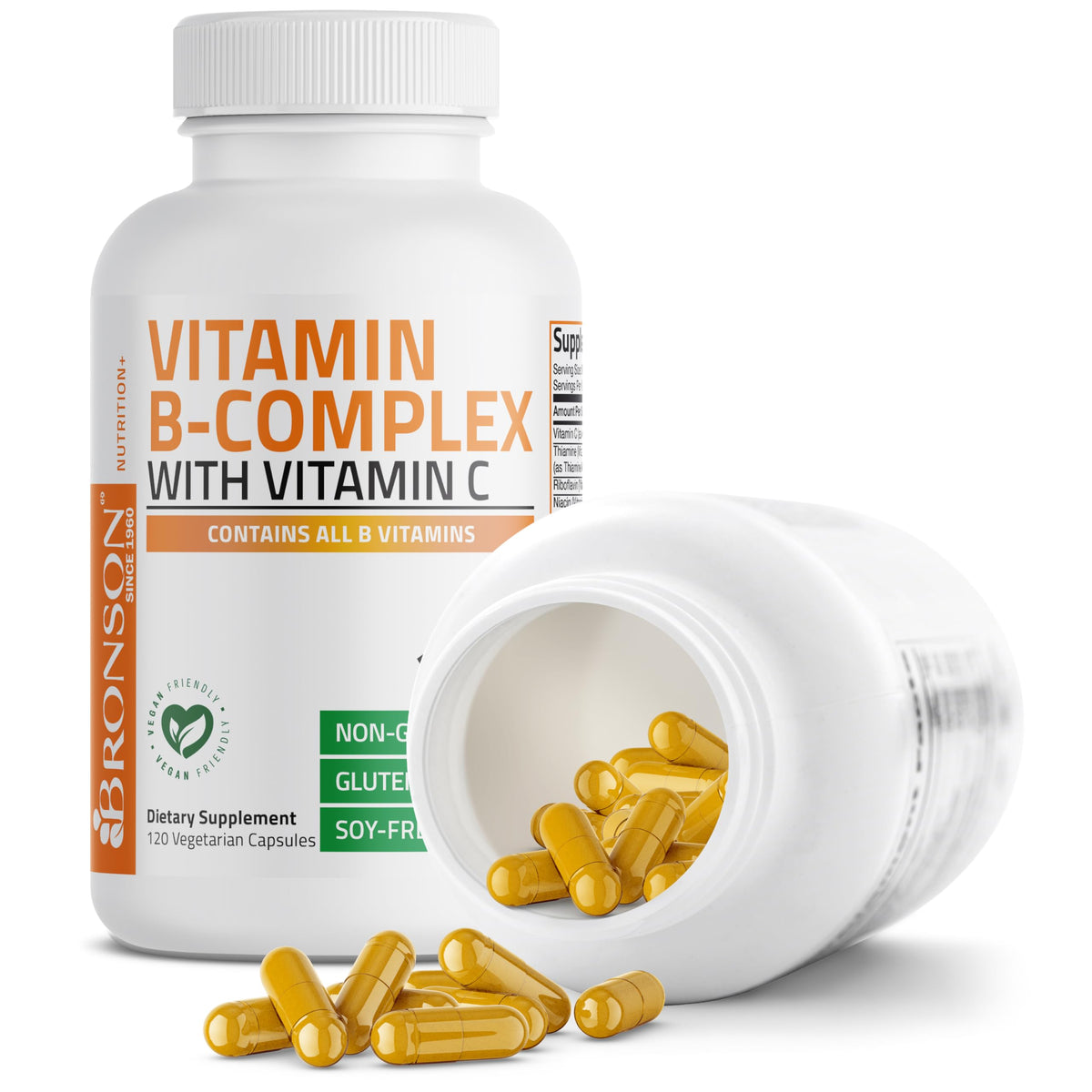 Bronson Flavored Vitamin B Capsule Supports Immunity And Energy