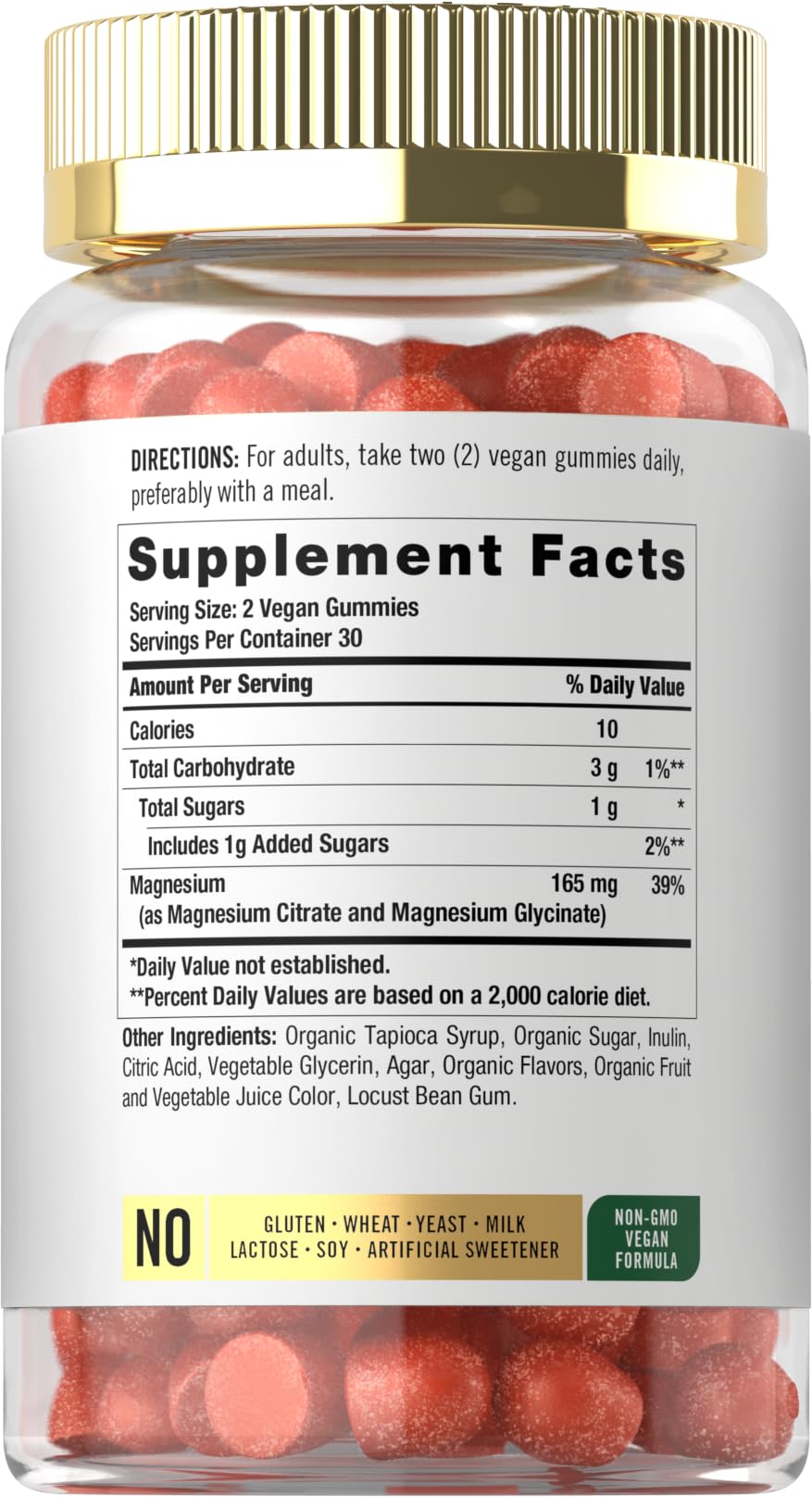 Carlyle Magnesium Citrate Supplement Gummies 960mg - 60 Count - image 2