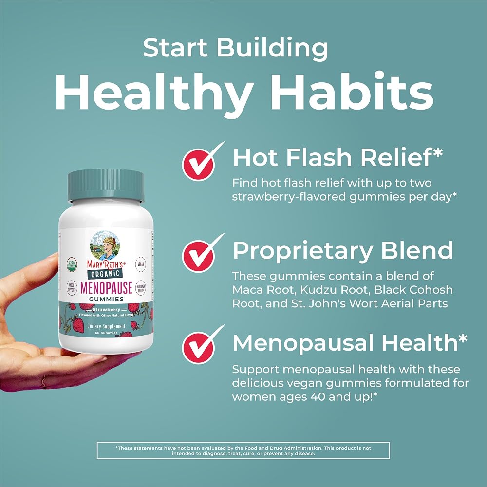 MaryRuth's Organic Menopause Support Gummies - 60 Count - image 5