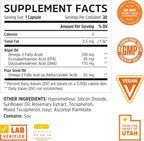 ZHOU Plant-Based Omega 3 Supplement - 30 Vegetarian Capsules - image 3